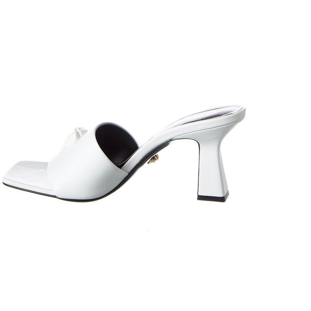 Versace La Medusa Leather Sandal - Picture 2 of 6